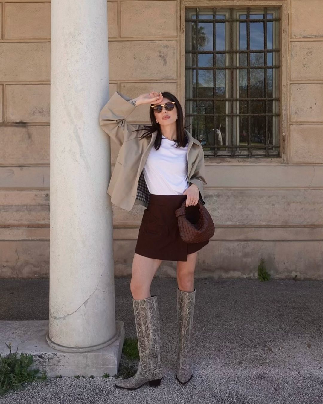 Bag Intreccio Coffee - Moonamì