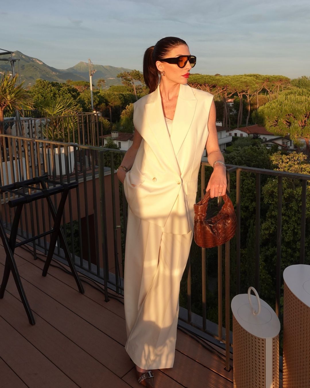 Bag Intreccio Coffee - Moonamì