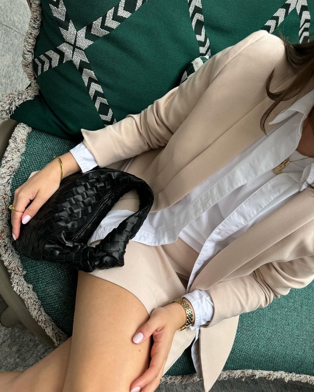 Bag Intreccio Nera - Moonamì