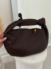 Maxi Bag Intreccio coffee