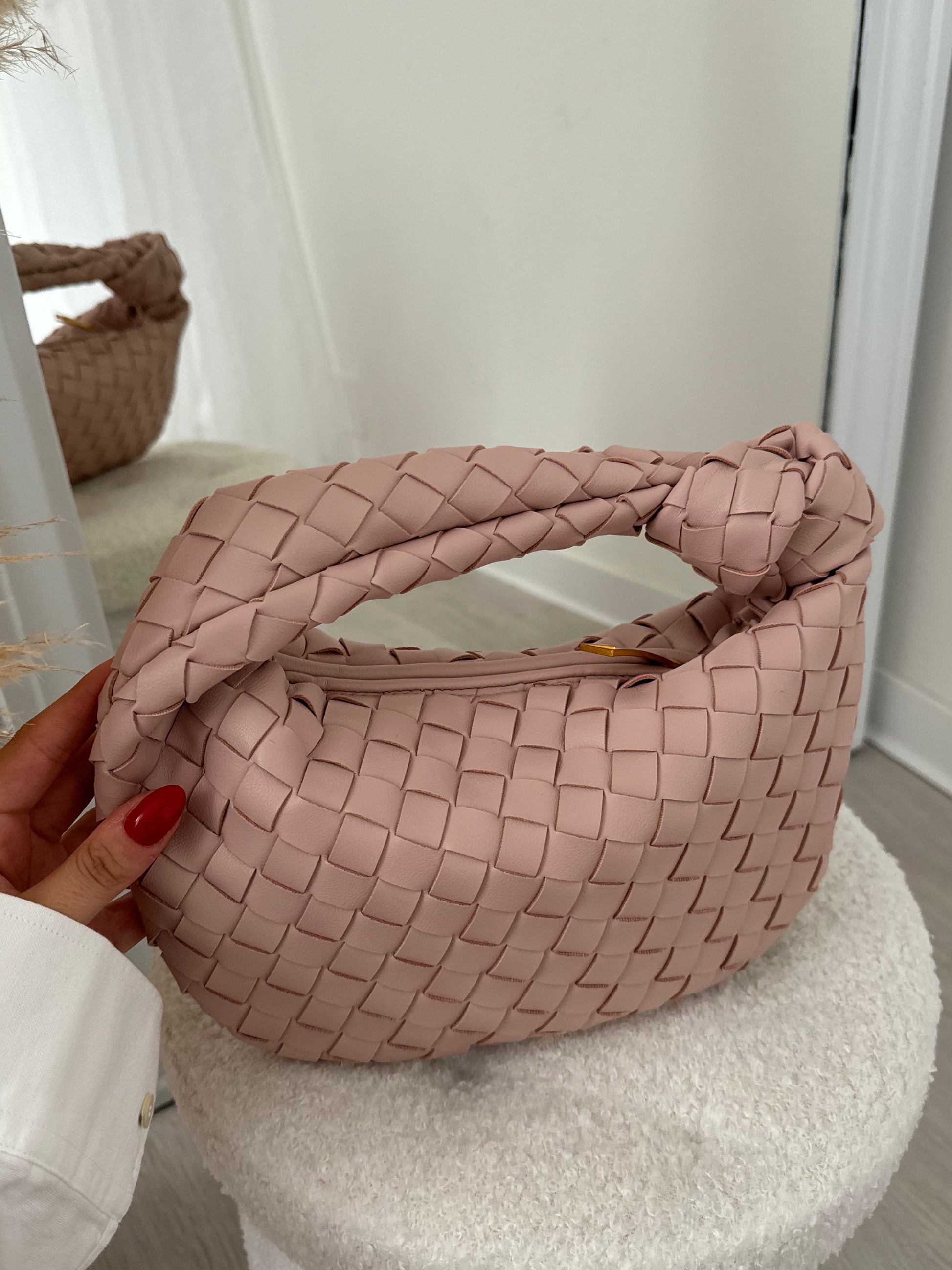 Bag Intreccio Rosa - Moonamì
