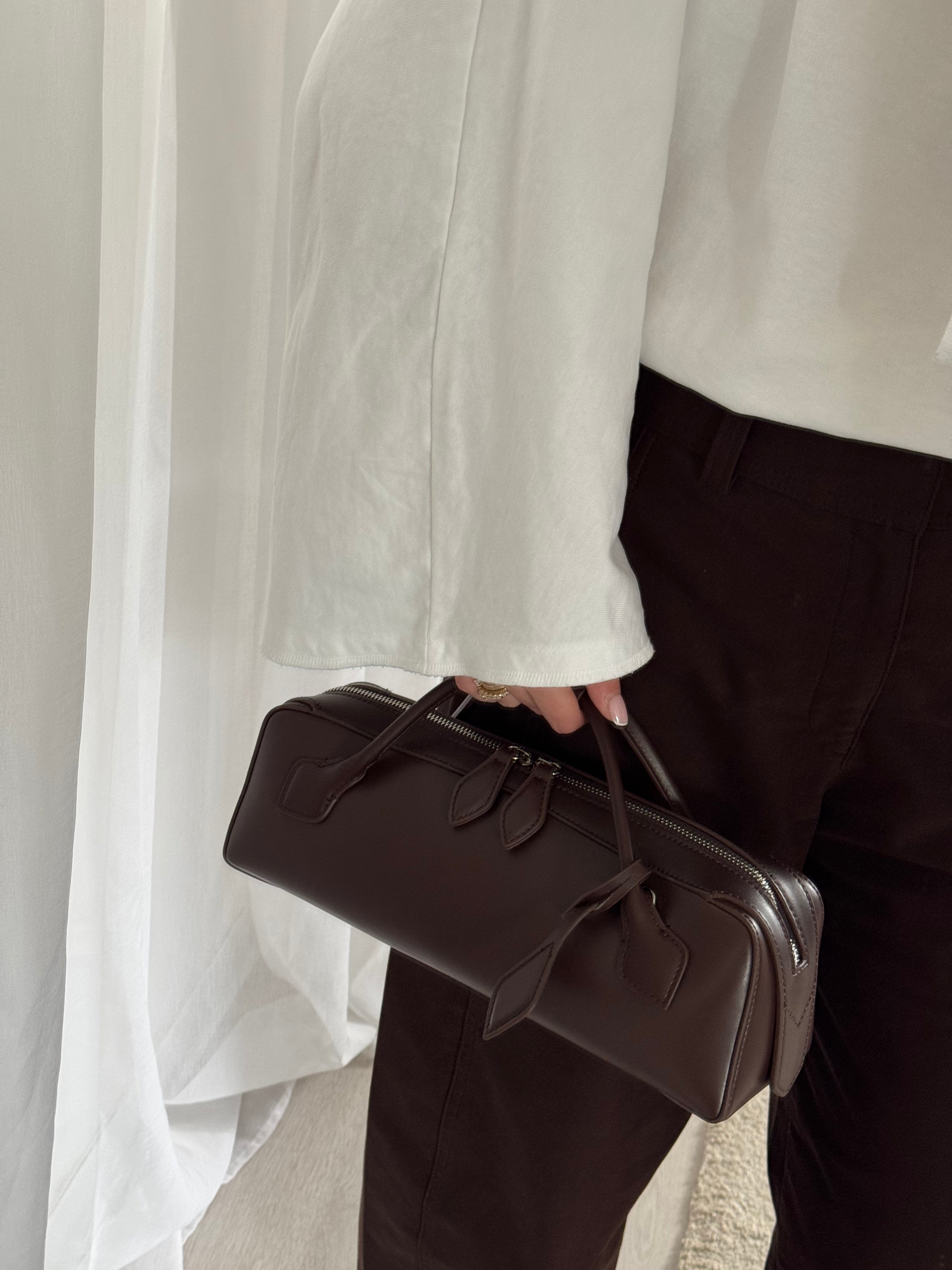 Bag Ameliè coffee (vera pelle) - Moonamì