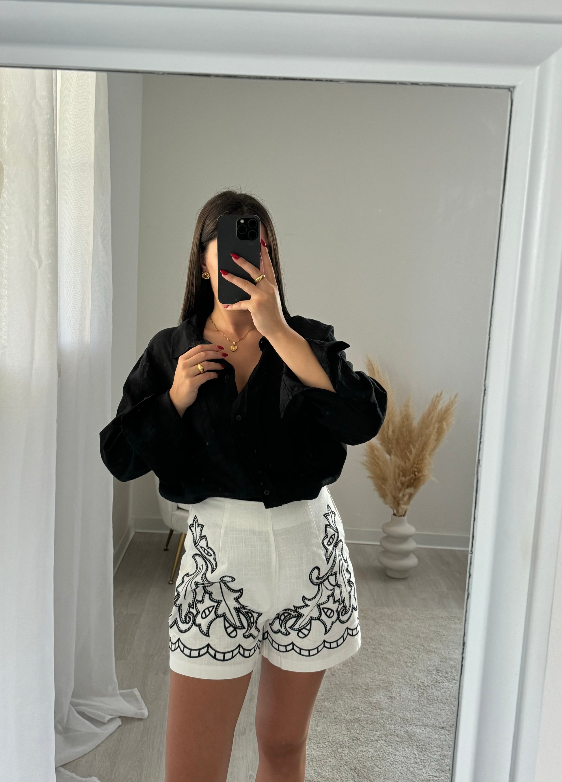 Shorts Flor bianco - Moonamì