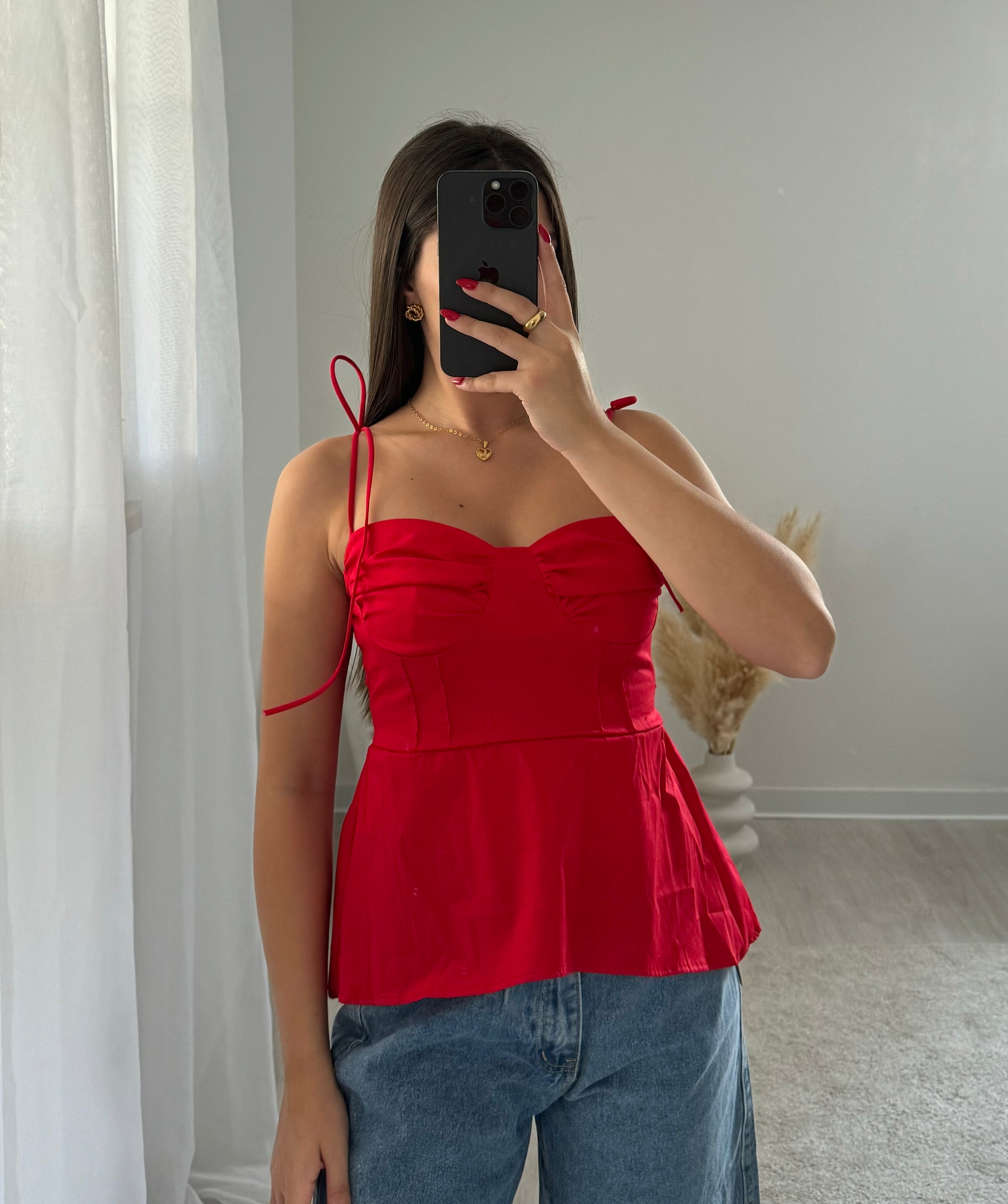 Top Alma rosso - Moonamì