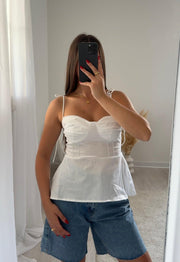 Top Alma bianco - Moonamì