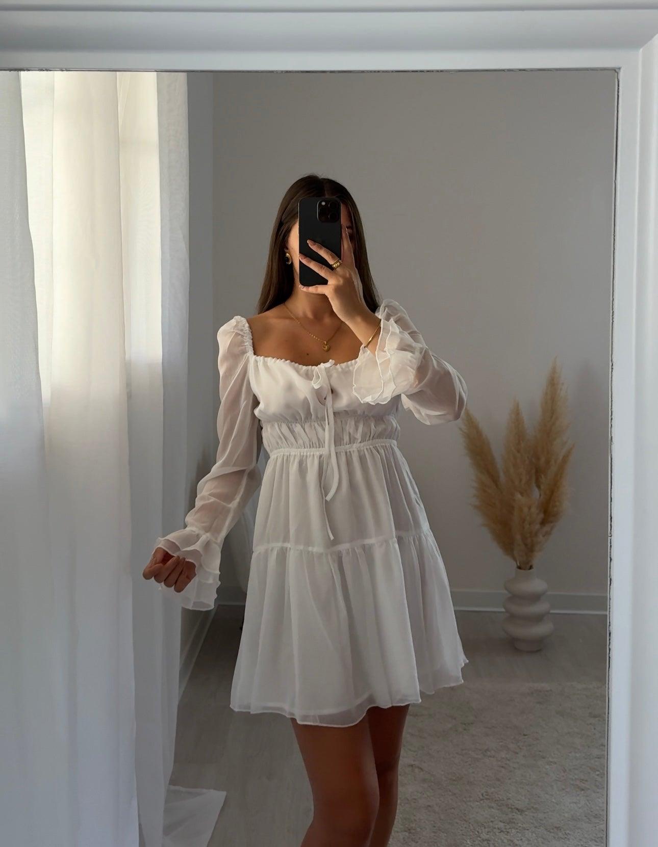 Abito Carol bianco - Moonamì