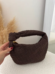 Bag Intreccio Suede coffee