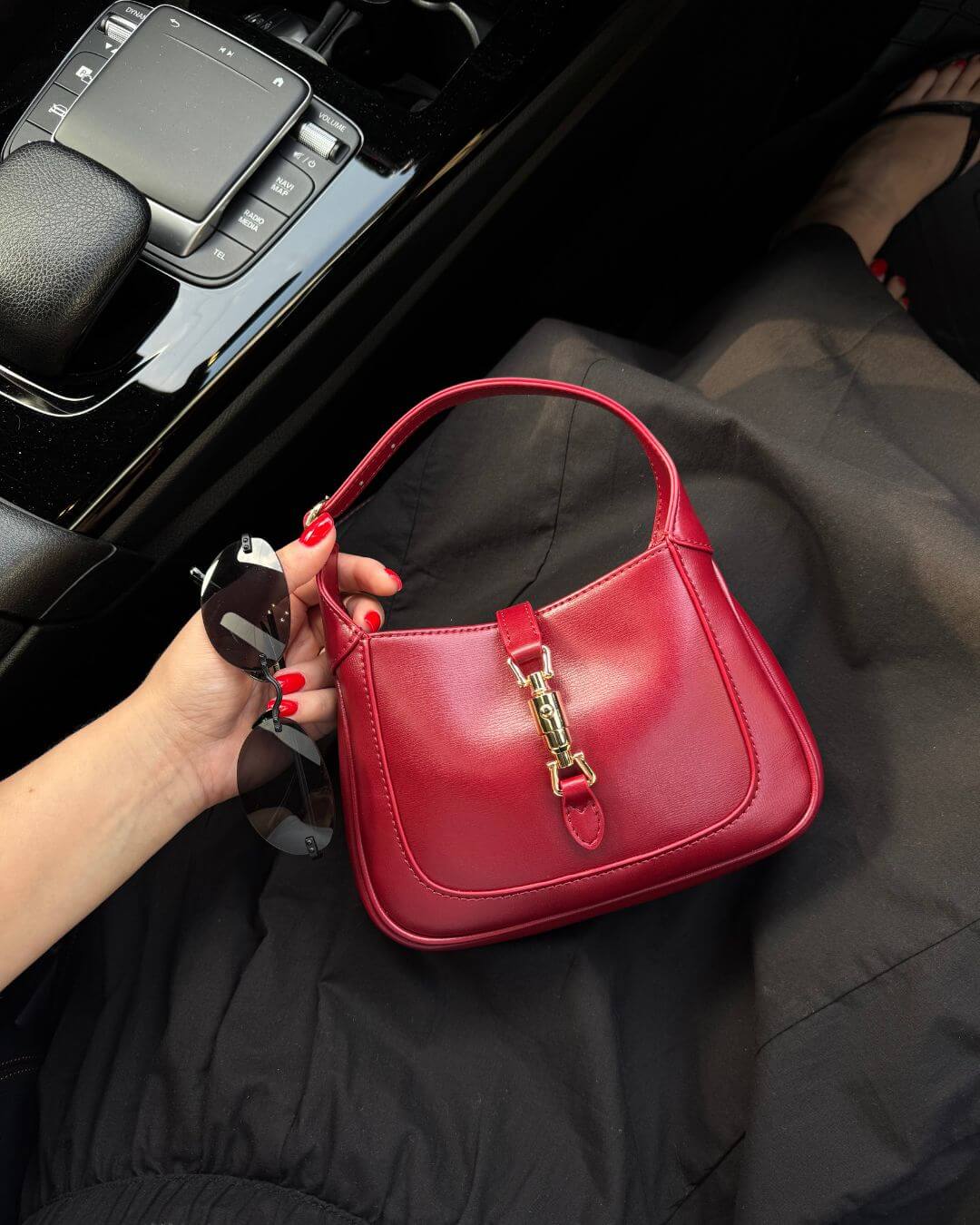 Bag Lea rosso (vera pelle) - Moonamì