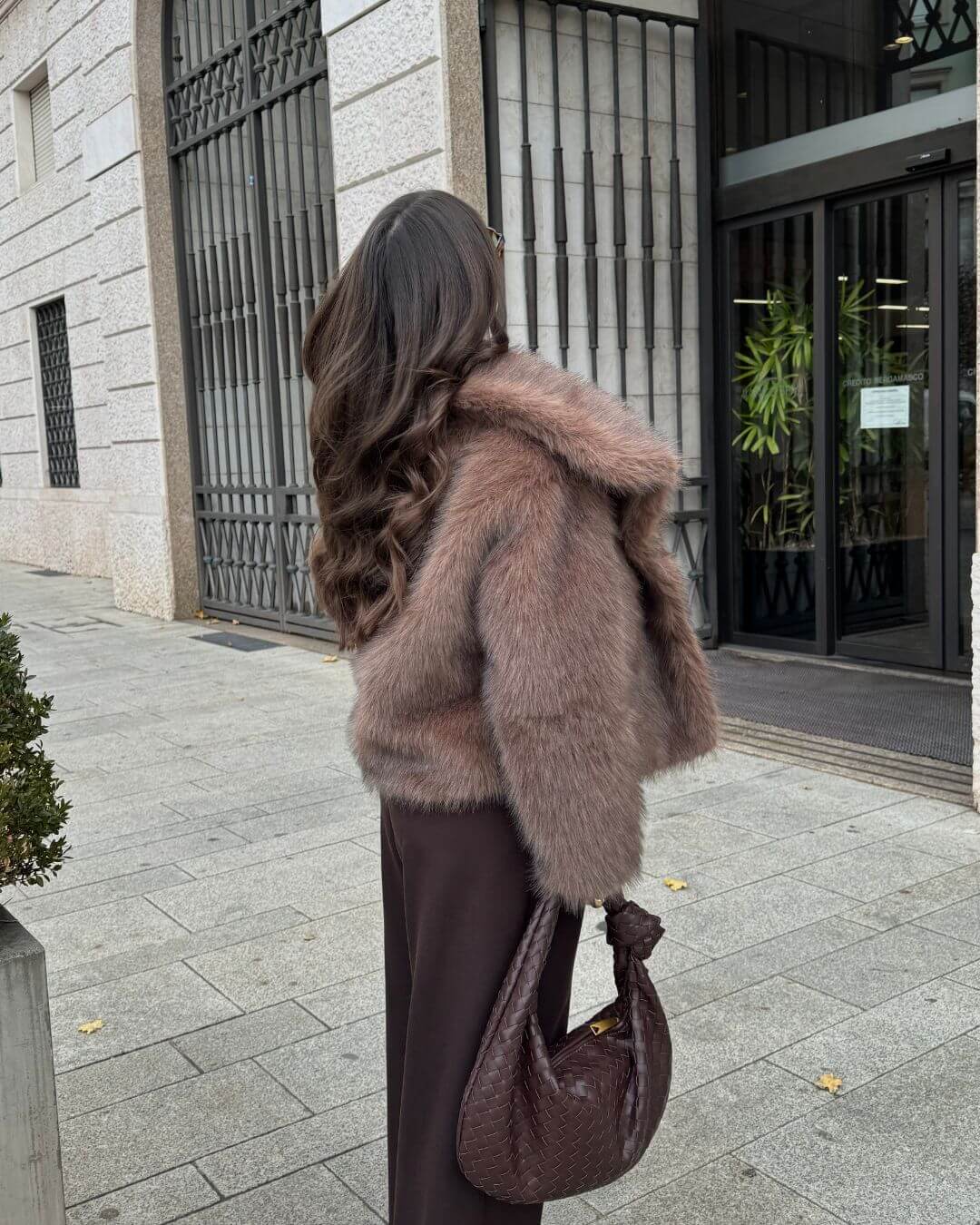 Maxi Bag Intreccio coffee - Moonamì